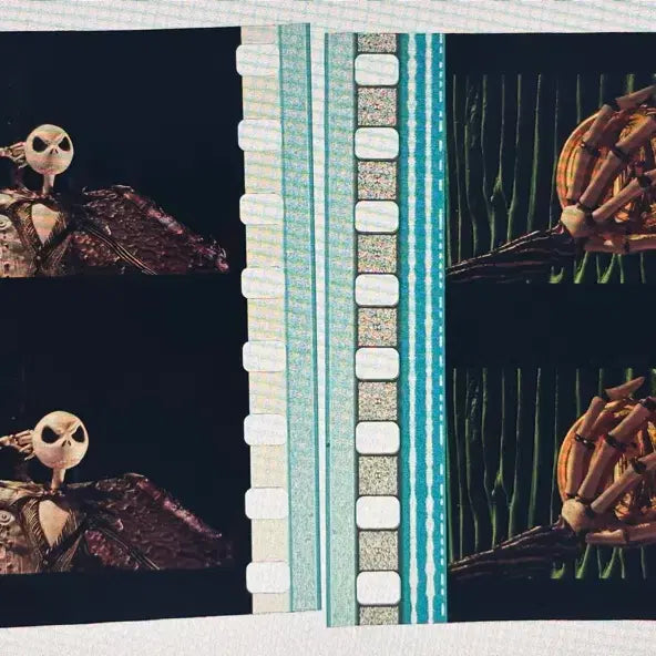 [BUNJANG] The Nightmare Before Christmas Film Cut Set (5 Pieces) / 크리스마스의 악몽 필름컷 5매 / 영화 필름 / 팀 버튼