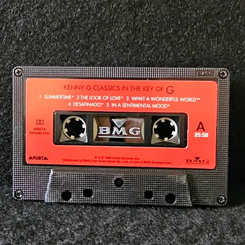 [BUNJANG] Kenny G - Classics In The Key Of G Cassette Tape / 케니 G-Classics In The Key Of G 카세트 테이프