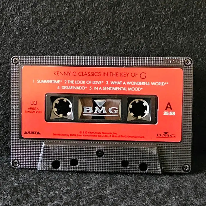 [BUNJANG] Kenny G - Classics In The Key Of G Cassette Tape / 케니 G-Classics In The Key Of G 카세트 테이프