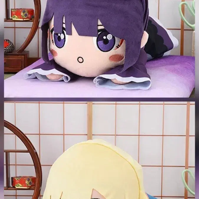 [BUNJANG] My Dress-Up Darling Neso Nesoberi "Shirogane" &amp; "Kitagawa" Jumbo Plush Set / 비스크돌 메가 점보 네소베리 시즈쿠, 마린 2개 일괄