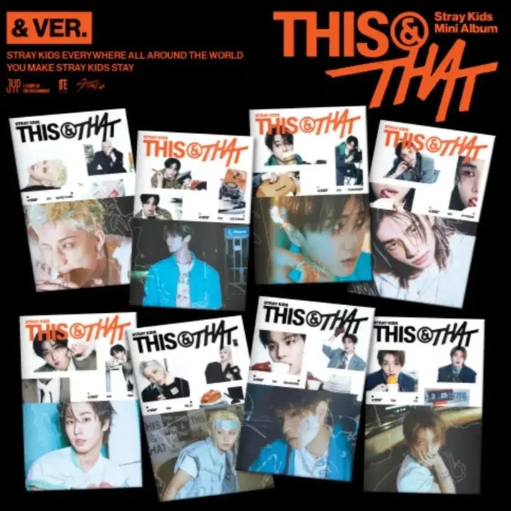 [BUNJANG] Stray Kids THIS &amp; THAT Version 8-Set Album (Sealed) / 미개봉)디스앤댓 &amp;버전 스트레이키즈 스키즈 디스앤댓 앤버전 개인반 미개봉 앨범 세트 skz this &amp; that stray kids 8set