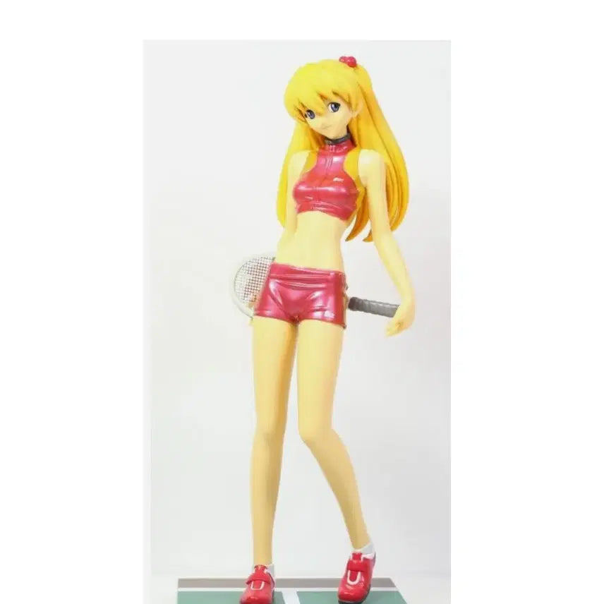 [BUNJANG] Evangelion Asuka Langley Soryu EX Tennis Version Sega Figure 2005 / 에반게리온 아스카 랭글리 소류 EX 엑스트라 피규어 스포츠 테니스 버전 세가 2005 일본