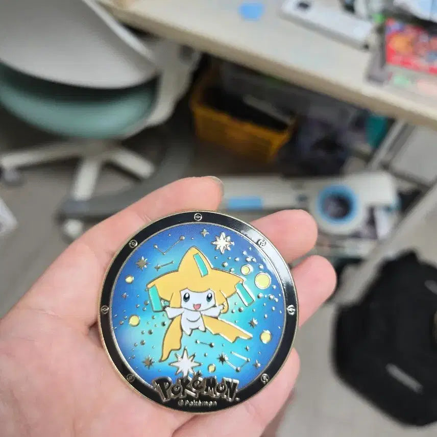 [BUNJANG] Pokemon Jirachi Can Badge / 포켓몬 지라치 캔배지