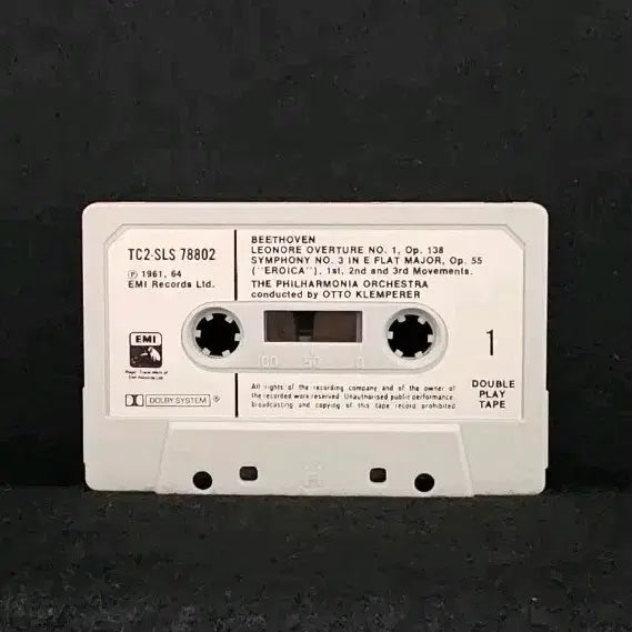 [BUNJANG] Ludwig van Beethoven Symphony No. 3 &amp; 8 Cassette Tape / 베토벤 교향곡 3번  &amp; 8번 카세트 테이프