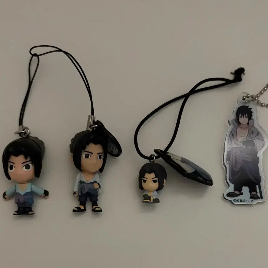 [BUNJANG] Naruto Sasuke Classic Keyring Set / 나루토 사스케 고전 키링 세트