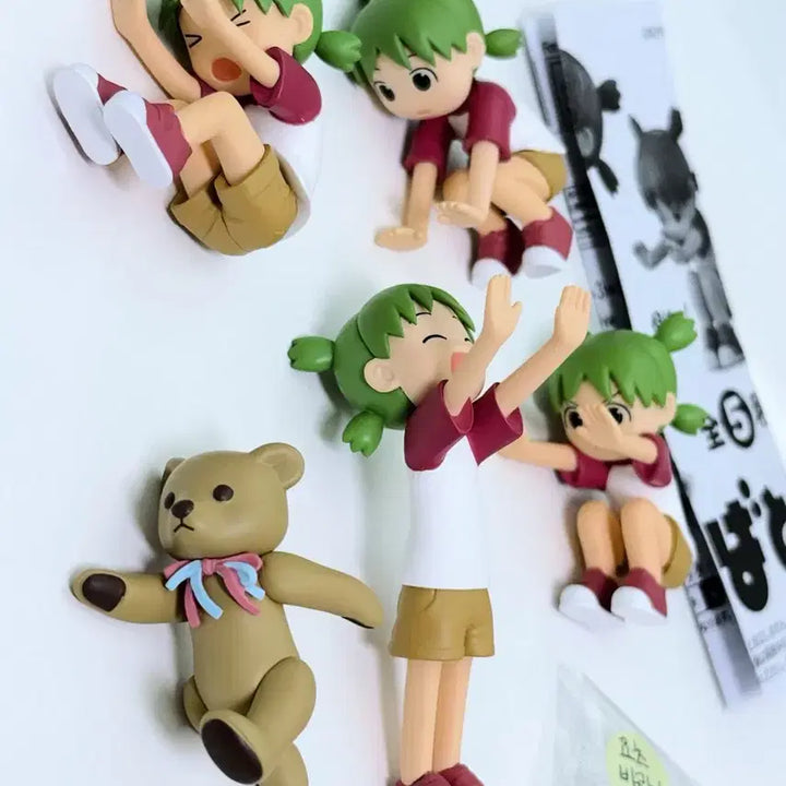 [BUNJANG] Yotsuba&amp;! Komadori Front Roll Gacha Figure Full Set / 요츠바랑 코마도리 앞구르기 가챠 피규어 풀세트