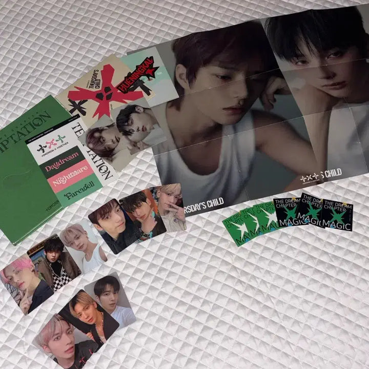 [BUNJANG] TXT Bundle Set Album Photocard Postcard Poster Sticker Goods / 탈덕처분) 투바투 포카, 앨범, 엽서, 포스터, 스티커, 비공굿 판매