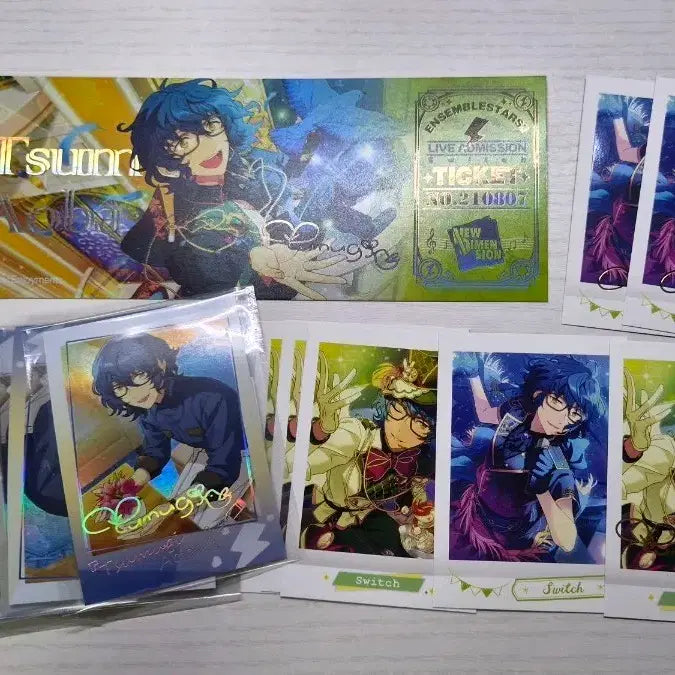 [BUNJANG] Ensemble Stars! Aoba Tsumugi Merchandise Bundle Set - Pashacolle, Yuusakolta, Live Ticket / 앙스타 굿즈 세트 파샤코레 유사코롯타 라이브티켓 아오바 츠무기