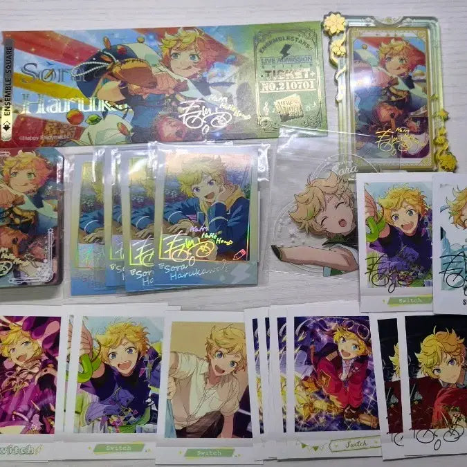 [BUNJANG] Ensemble Stars! Merchandise Set - Paschacore, Yuusacrotta, Live Ticket (Haruka &amp; Sora) / 앙스타 굿즈 세트 파샤코레 유사코롯타 라이브티켓 하루카와 소라