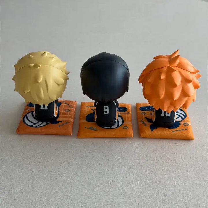 [BUNJANG] Haikyuu!! Look Up Karasuno Hinata Kageyama Tsukishima Set with Special Cushions and Ponchos (Bundle Set) / (일괄) 하이큐 룩업 3종 특전 방석, 판초 포함 - 카라스노 히나타 카게야마 츠키시마