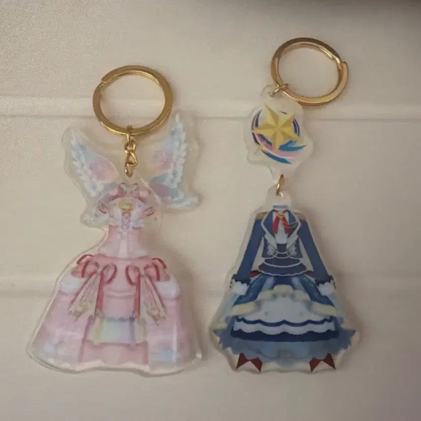 [BUNJANG] Aikatsu! Ichigo Hoshimiya, Rima Oozora, Akari Ozora Acrylic Keychain Set / 아이카츠 아이엠스타 호시미야 이치고 라임 오오조라 아카리 아크릴 키링