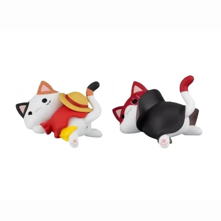 [BUNJANG] One Piece MegaCat Chalsak Luffy &amp; Shanks Bundle Set / 원피스 메가캣 찰싹 / 냥피스냥 루피 샹크스 일괄