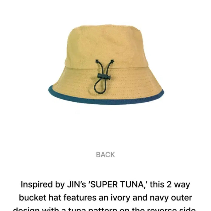 [BUNJANG] BTS Jin Run Jin LA Popup Limited Bucket Hat (Sealed) / Jin 방탄 진 달려라석진 la 팝업 한정 버킷햇 미개봉 새제품 runseokjin bucket hat
