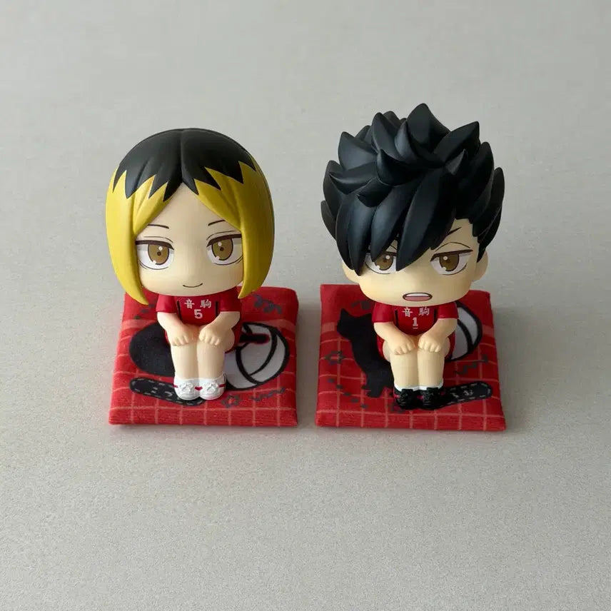 [BUNJANG] Haikyu!! Look Up Kenma &amp; Kuroo Special Benefit Cushion &amp; Poncho Bundle Set / (일괄) 하이큐 룩업 켄마 쿠로오 특전 방석 판초 포함