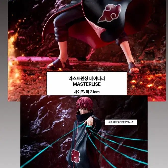 [BUNJANG] Deidara &amp; Sasori MASTERLISE Figure Bundle Set (Sealed) / 미개봉 일괄) 데이다라 MASTERLISE 피규어 / 사소리 MASTERLISE 피규어