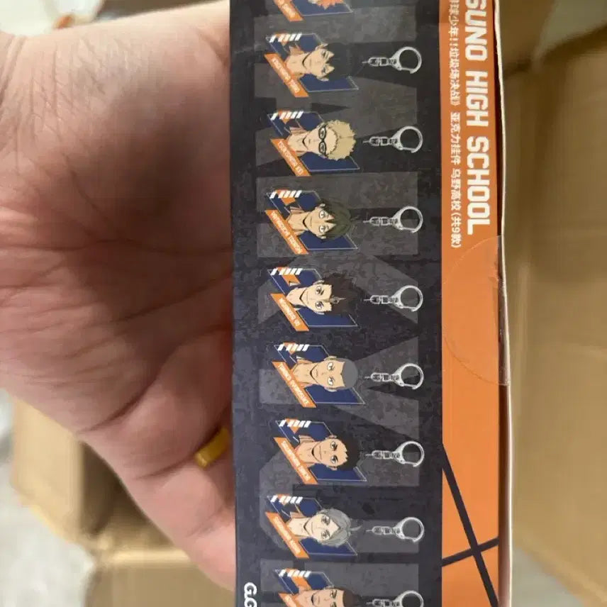 [BUNJANG] Haikyuu!! The Dumpster Battle Acrylic Keyring Box (Sealed) / [미개봉] 하이큐 쓰레기장의 결전 아크릴 키링 박스