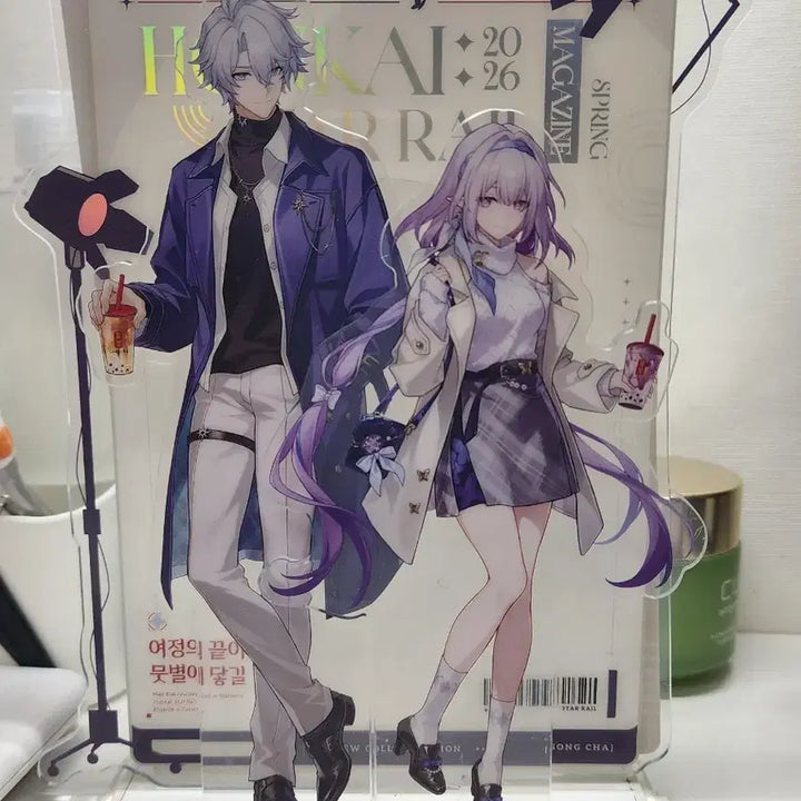 [BUNJANG] Honkai: Star Rail Gongcha Collaboration Diorama Acrylic Stand / 택포)붕괴 스타레일 공차 콜라보 디오라마 아크릴