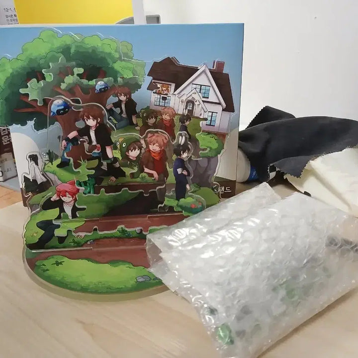 [BUNJANG] Latte Zombie Puzzle Acrylic Stand / 잠뜰 이웃집 좀비 퍼즐 아크릴 스탠드