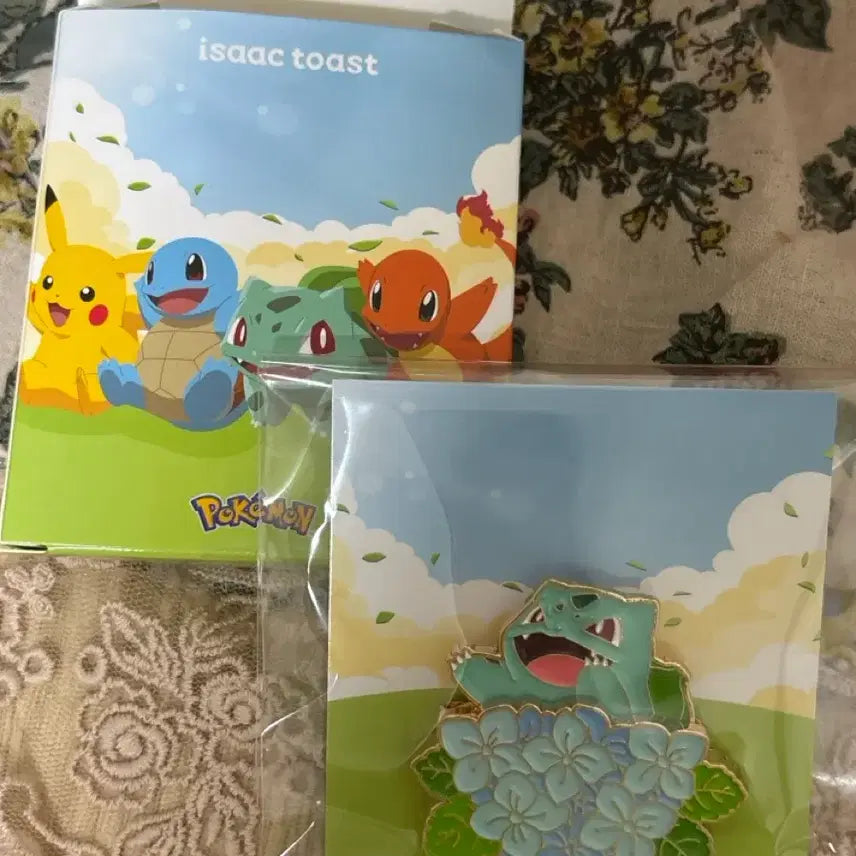 [BUNJANG] Pokemon Squirtle Badge Pin / 포켓몬 이삭 이상해씨 뱃지 핀