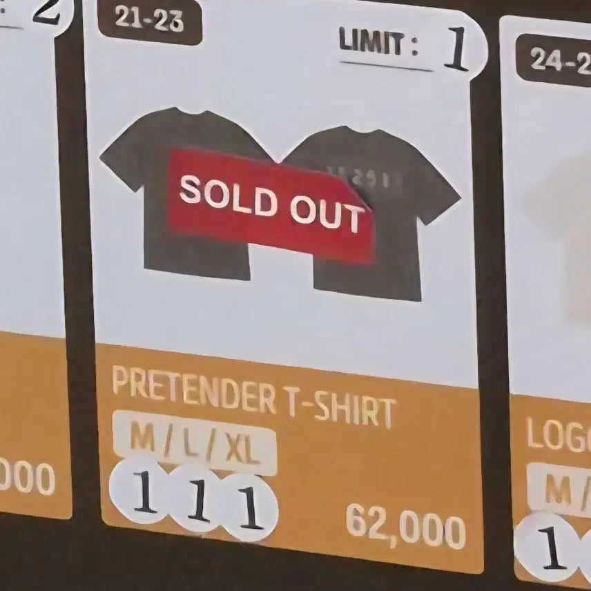 [BUNJANG] Official Hige Dandism Official Store Pretender T-Shirt XL / 오피셜히게단디즘 히게단 팝업 프리텐더 티셔츠 XL
