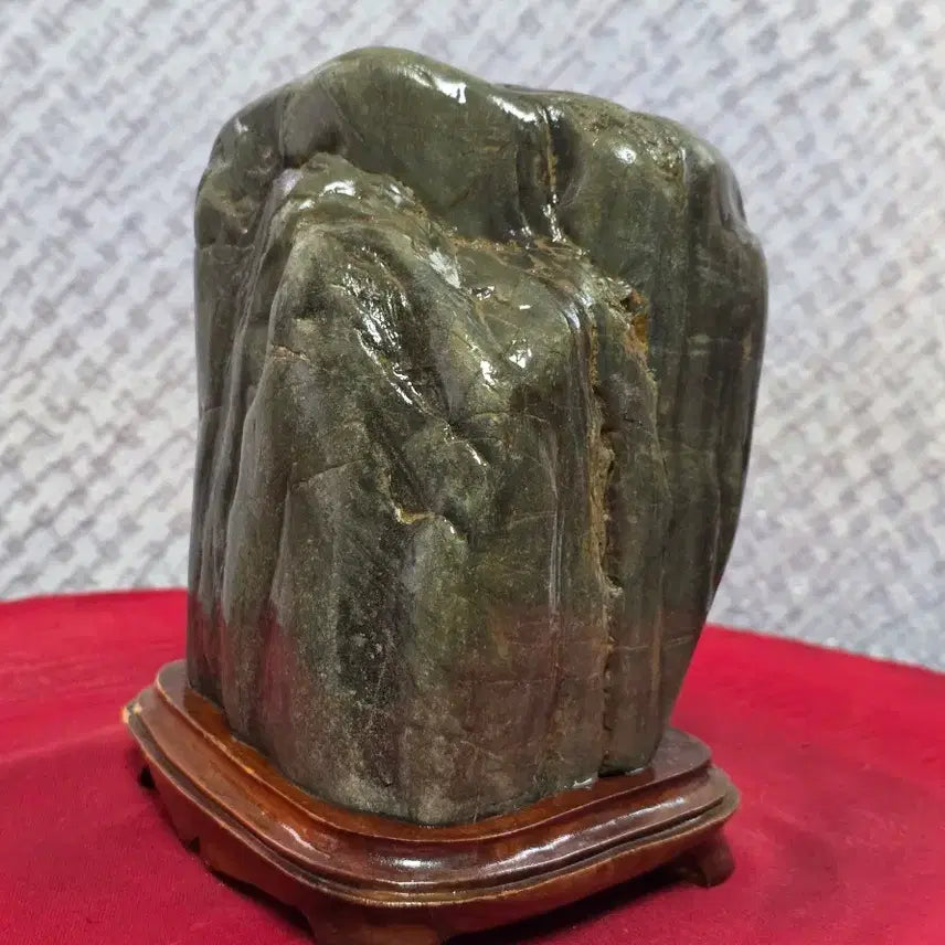 [BUNJANG] Namhangang Cabbage Stone Sansugyeong (Landscape Stone) / 남한강 배추석 / 산수경