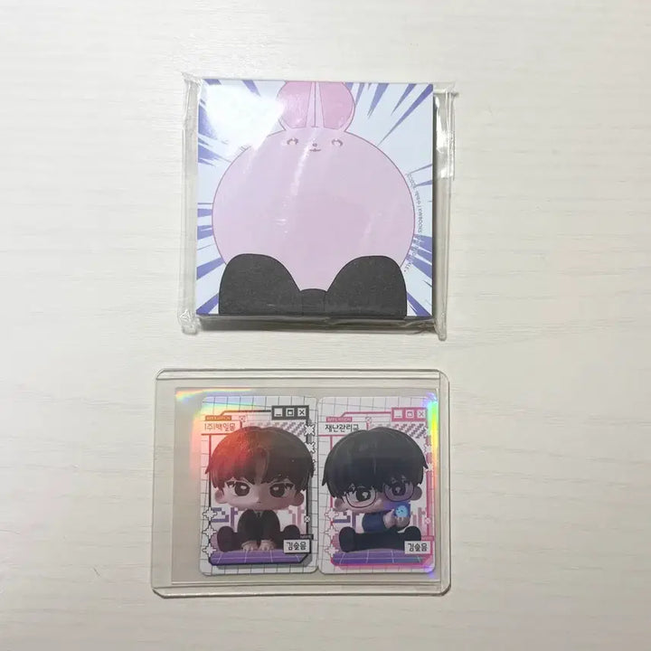 [BUNJANG] Good Friends Collection Kim Sol-eum &amp; Grapes Photocard and Memo Pad Bundle Set / 괴담출근 모두 앉아 김솔음 포도 포카 착한친구 떡메모지 일괄