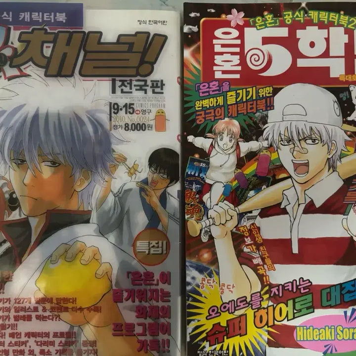 [BUNJANG] Gintama Character Book Set / 은혼 캐릭터북 2권 일괄 판매