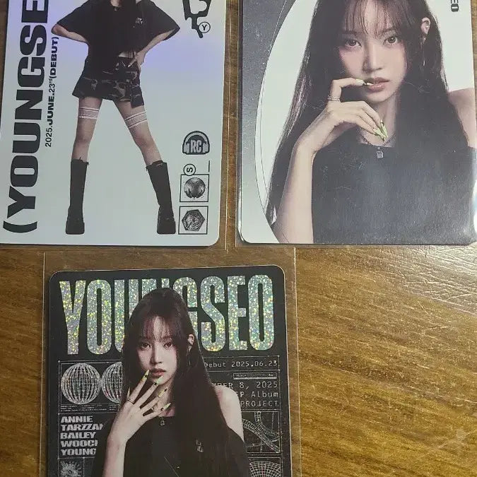 [BUNJANG] OLDDEF Yeongseo Teleca Photocard 3-Set / 올데프 영서 테레카 포토카드 3종 세트