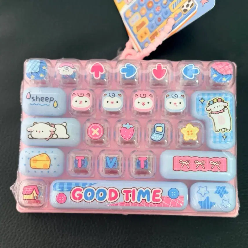 [BUNJANG] Cute Sheep Keycap Set Pink / 귀여운 양 키캡 세트 핑크