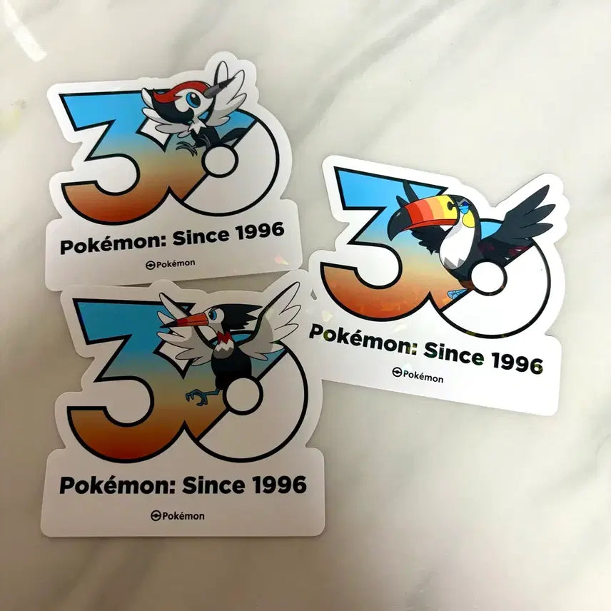 [BUNJANG] Pokemon 30th Anniversary Sticker Set (Farfetch&