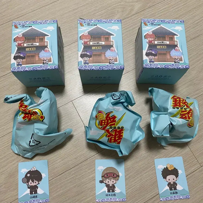 [BUNJANG] Gintama My Reray KongNune Figure Okita Sougo, Kondo Isao, Yamazaki Susumu Bundle Set / 은혼 마이러웨이 콩눈 피규어 소고 곤도 야마자키 일괄