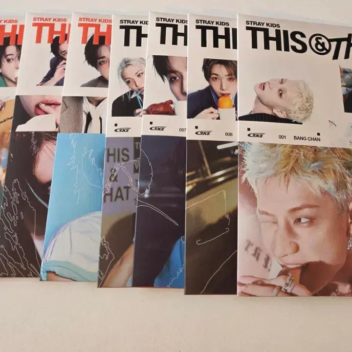 [BUNJANG] Stray Kids DISH//WEAK EN Version Album Set (Unsealed) / 스트레이키즈 스키즈 디스앤댓 엔버전 개봉앨범 세트 양도