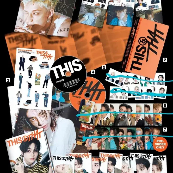 [BUNJANG] Stray Kids DISH//WEAK EN Version Album Set (Unsealed) / 스트레이키즈 스키즈 디스앤댓 엔버전 개봉앨범 세트 양도