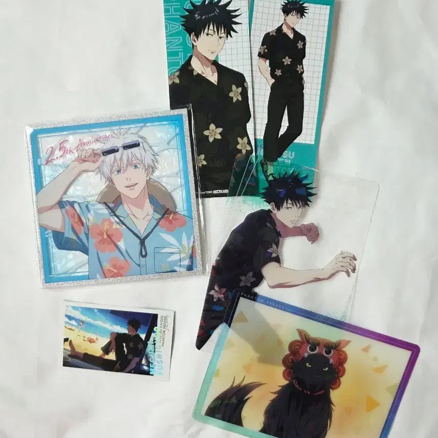 [BUNJANG] Jujutsu Kaisen Fanfare Phantom Parade Acrylic Sheet &amp; Clear Card Bundle Gojo Fushiguro Megumi / 주술회전 판파레 팬텀 퍼레이드 아크릴색지 클리어 카드 일괄 고죠 후시구로 메구미