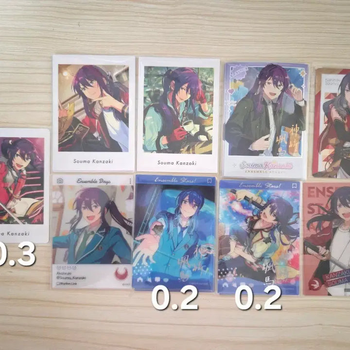 [BUNJANG] Ensemble Stars! Kanzaki Soma Pasha Bundle Set (45 pcs) / 앙상블 스타즈 소마 파샤 일괄 45장