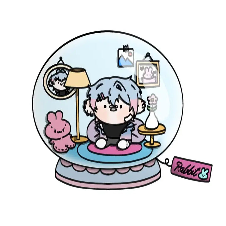 [BUNJANG] Snow Globe House Custom Art Commission / 스노우볼 집 커미션