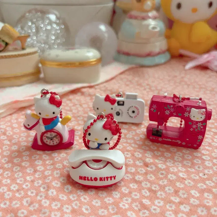 [BUNJANG] Sanrio Hello Kitty 50th Anniversary Retro Gachapon Full Set / 산리오 헬로키티 50주년 레트로 가챠 풀세트