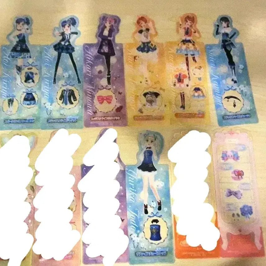 [BUNJANG] Aikatsu! Ichigo Photocard Bookmark Set / 아이카츠 아이엠스타 책갈피 북마크