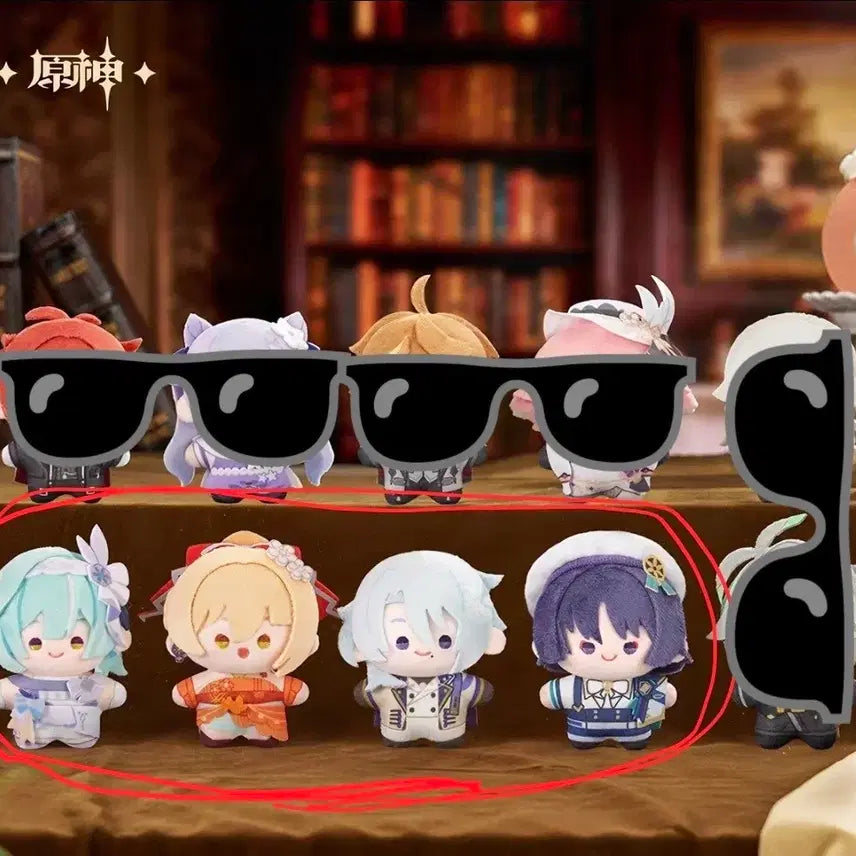 [BUNJANG] Genshin Impact Festival Plush Set - Wanderer, Eula, Ayato, Yoimiya / 원신 연회 누이 방랑자 유라 아야토 요이미야