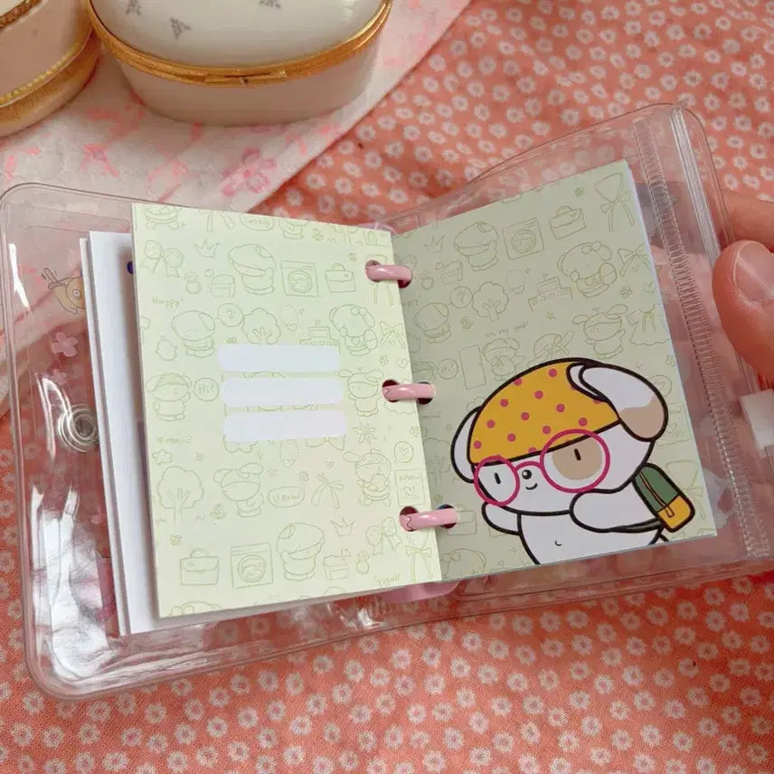 [BUNJANG] Mr. K Kongkongi Mini 3-Ring Diary / (9/13일까지 할인)미스터케이 콩콩이 미니 3공 다이어리