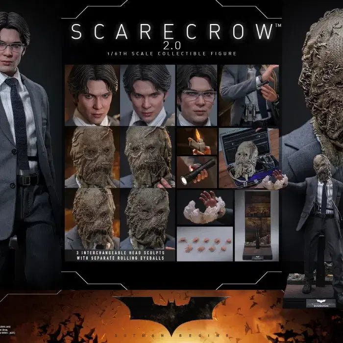 [BUNJANG] Hot Toys MMS801 Scarecrow Figure / 핫토이 MMS801 스케어 크로우 판매합니다.