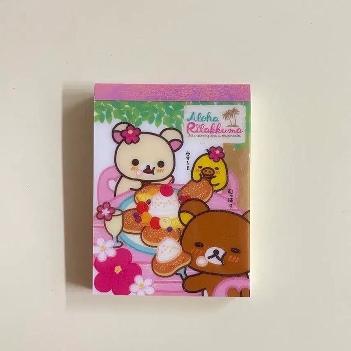 [BUNJANG] Rilakkuma Aloha Memo Pad / 리락쿠마 알로하 메모지