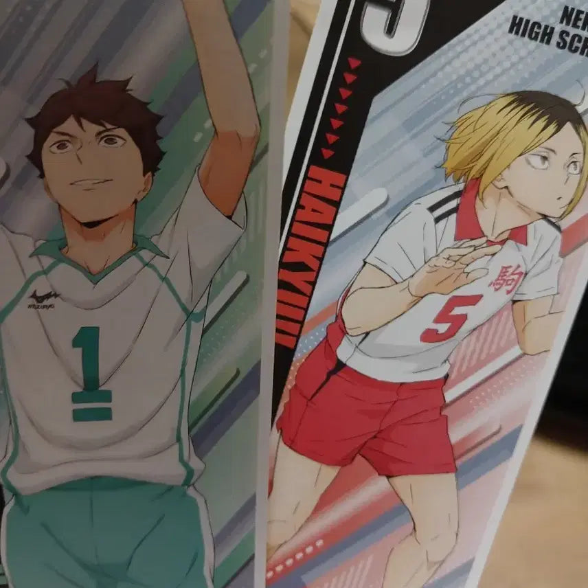 [BUNJANG] Haikyuu!! Long Sticker Set - Oikawa Toru &amp; Kozume Kenma / 하이큐 롱스티커