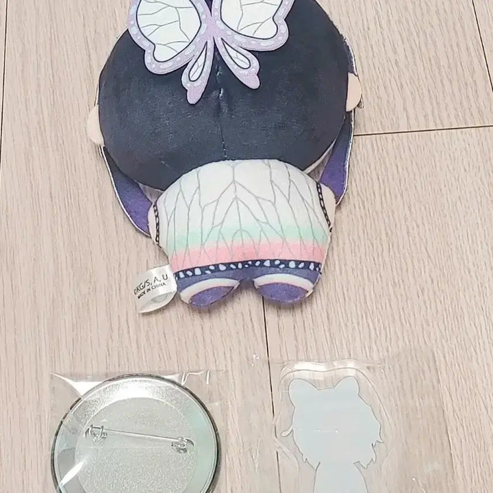 [BUNJANG] Demon Slayer Shinobu Kocho Ponystep Korotto Badge Bundle Set / 귀멸의 칼날 코쵸우 시노부 포니스텝 코롯토 뱃지 일괄