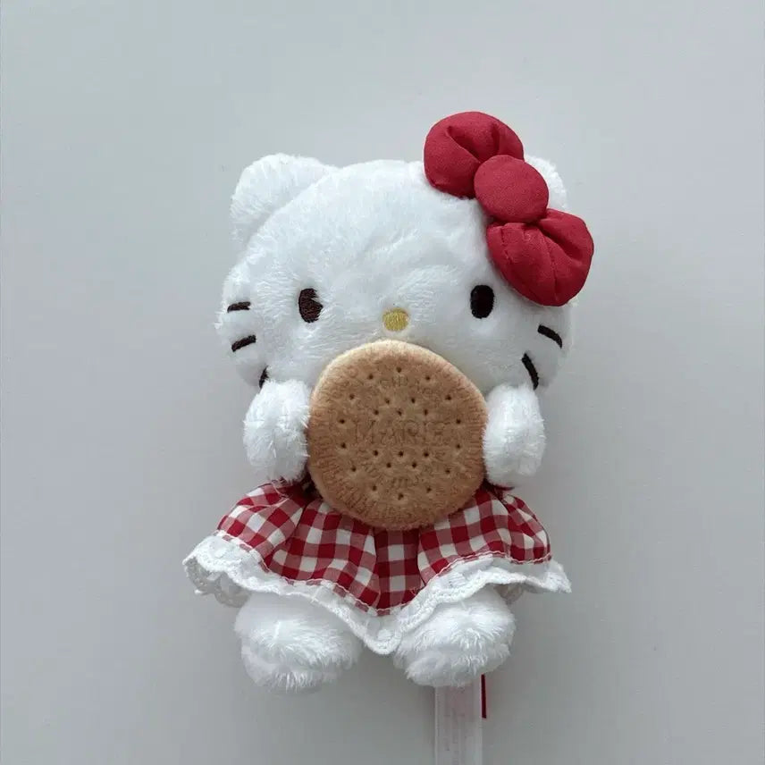 [BUNJANG] Sanrio x Hello Kitty Morinaga Collaboration Mascot Doll / 헬로키티 모리나가 콜라보 쿠키 마스코트 인형 산리오 정품