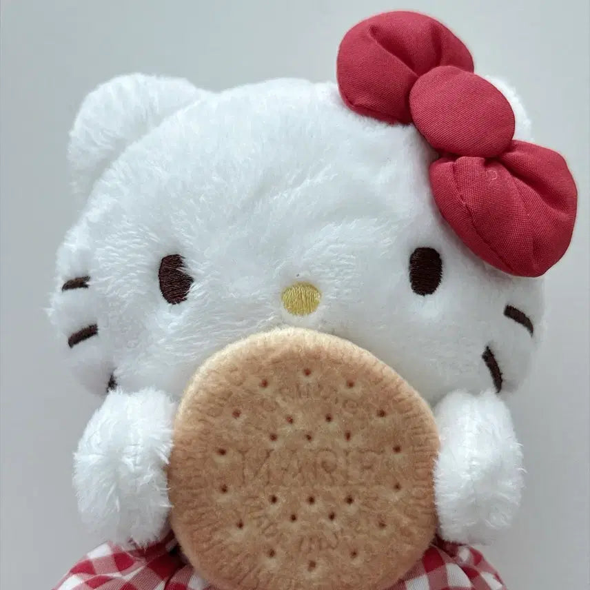 [BUNJANG] Sanrio x Hello Kitty Morinaga Collaboration Mascot Doll / 헬로키티 모리나가 콜라보 쿠키 마스코트 인형 산리오 정품