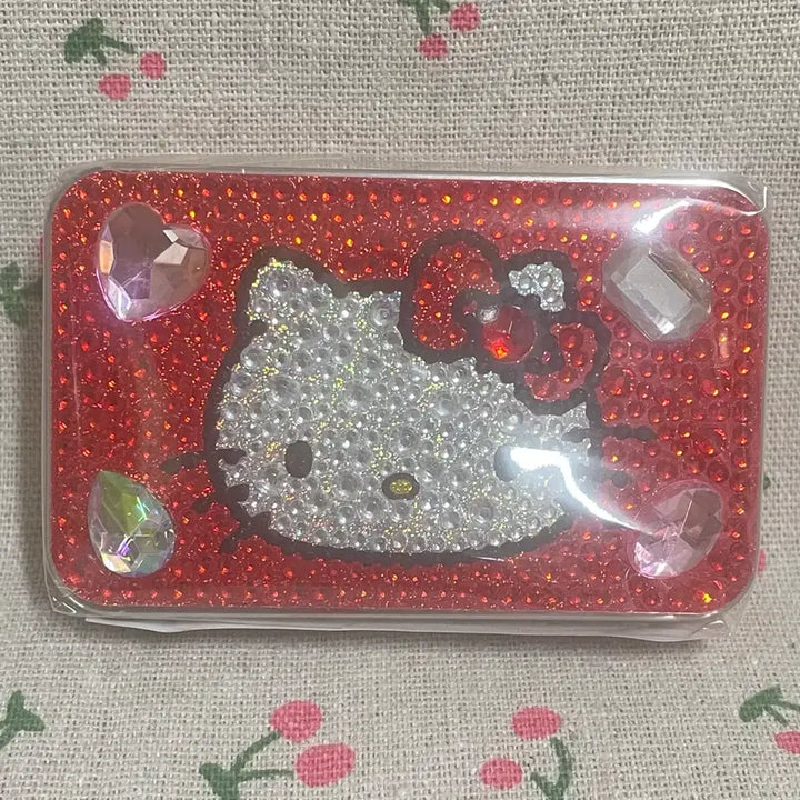 [BUNJANG] Sanrio Hello Kitty Beaded Jewelry Deco Slide Tin Case / 산리오 헬로키티 비즈 보석데코 슬라이드 틴케이스