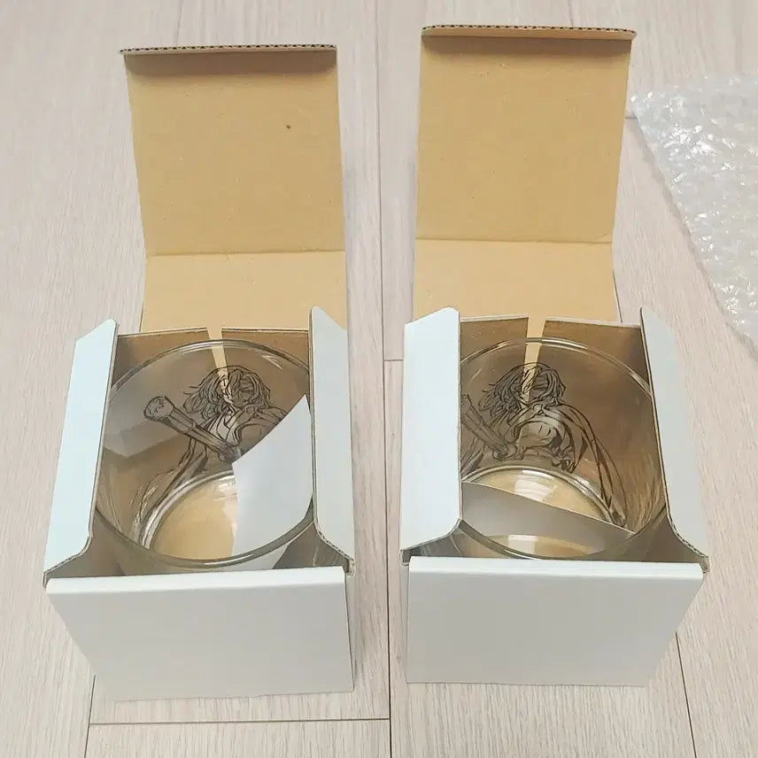 [BUNJANG] Demon Slayer Tengen Uzui Web Shop Kuji B Prize Pair Glass Tumbler / 귀멸의 칼날 우즈이 텐겐 웹샵쿠지 B상 페어글라스 유리컵