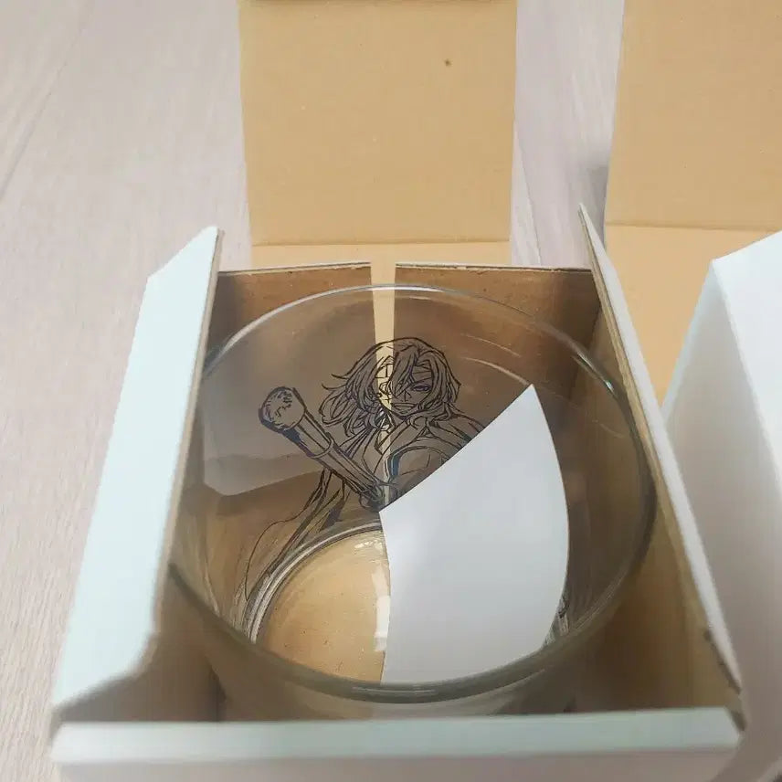 [BUNJANG] Demon Slayer Tengen Uzui Web Shop Kuji B Prize Pair Glass Tumbler / 귀멸의 칼날 우즈이 텐겐 웹샵쿠지 B상 페어글라스 유리컵