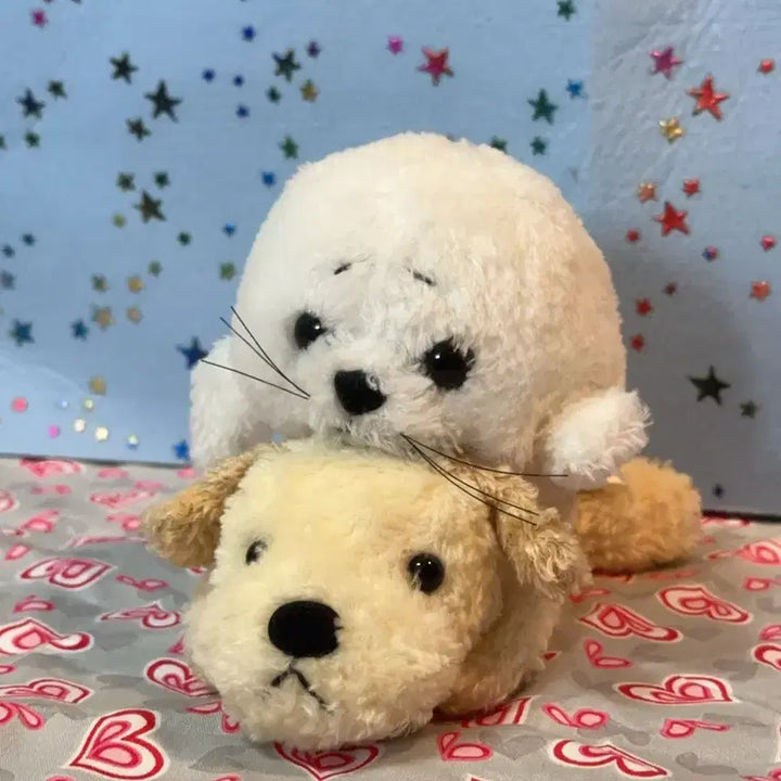[BUNJANG] Naoko Shinada Flat Dog and Seal Plush Dolls / 고전) 시나다 나오코 납작 강아지와 물개 인형
